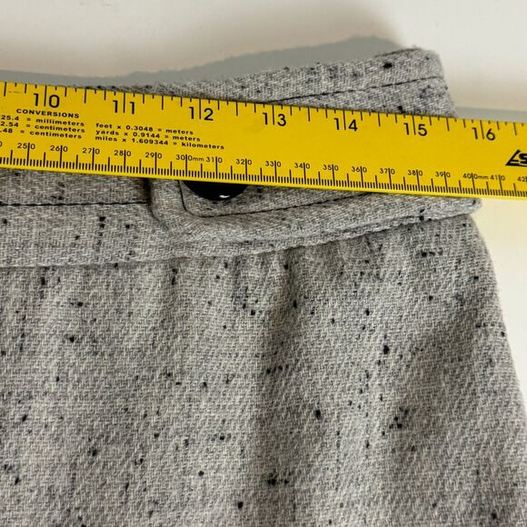 Outback Red Grey Wool Blend Mini Skirt 6 - Picture 5 of 7